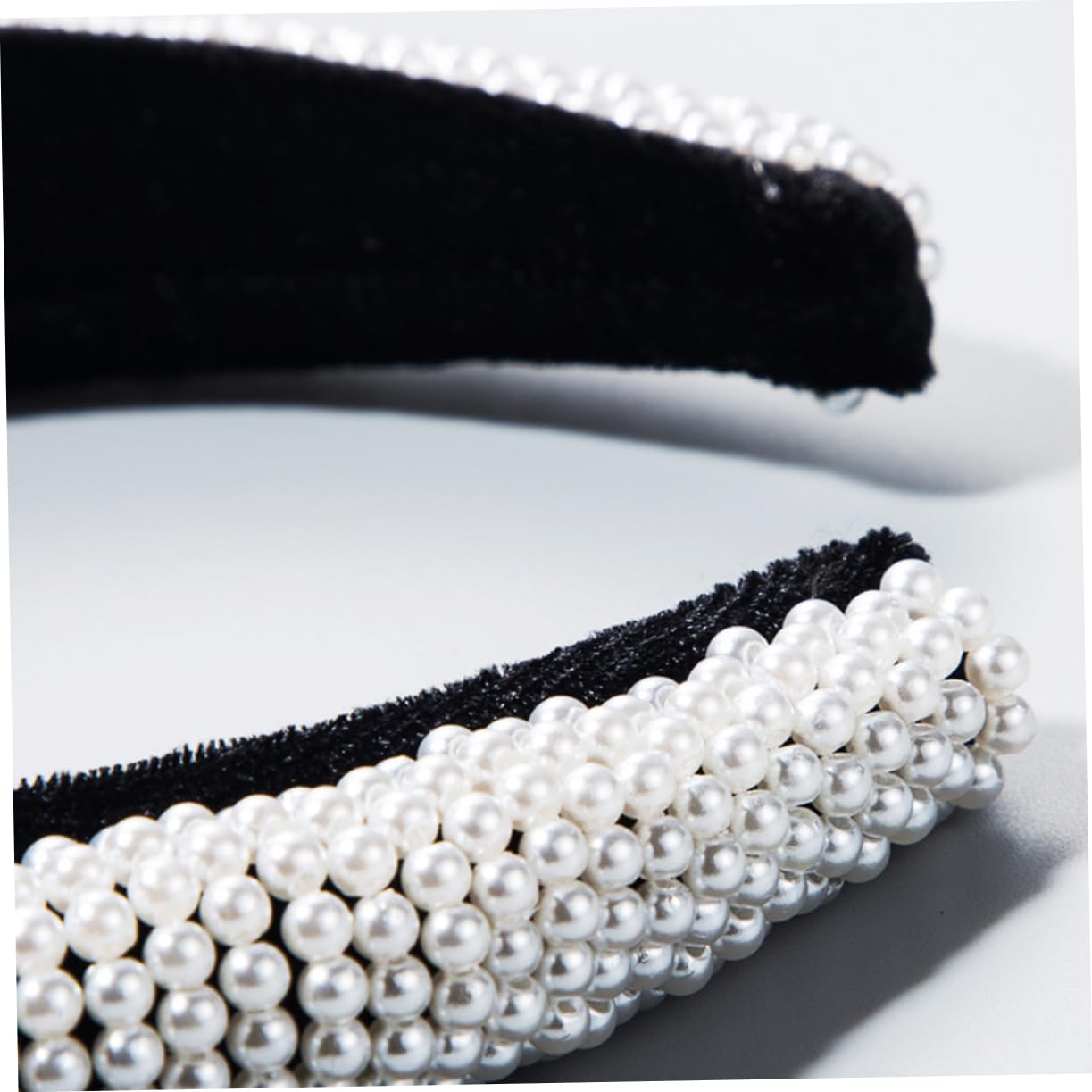 FOMIYES 2piezas Diadema De Perlas Artificiales Diseño y Elegante Para y Ocasiones Especiales Accesorio De Moda Para Mujeres