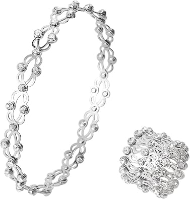 2 In1 Folding Retractable Ring Bracelet, Freely Change Between Bracelets and Rings, Magic Twist Bracelet