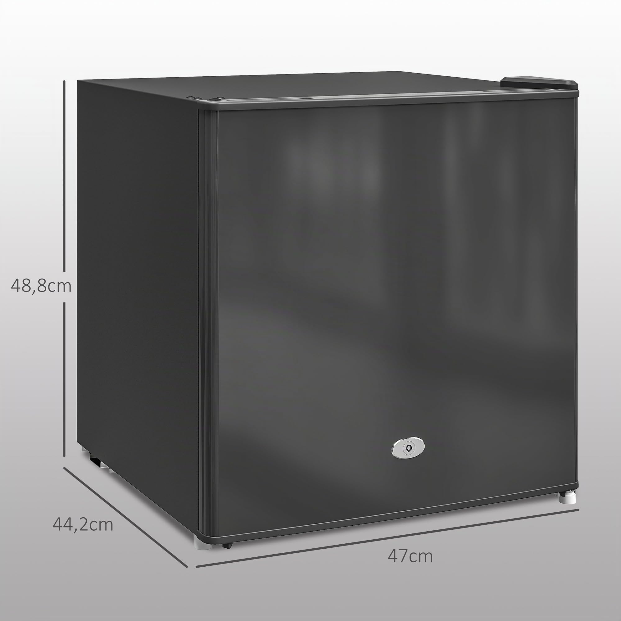 HOMCOM Mini Congelatore 35L 45W 41dB 47x44,2x48,8 cm Nero