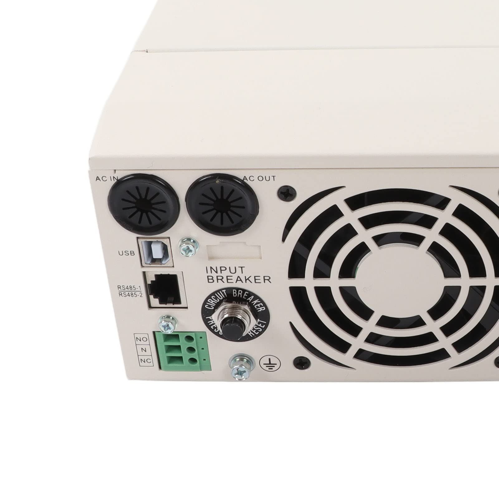 Hybrydowy Inwerter Solarny Inwerter Solarny ze Stopu Aluminium Ładowarka 3000 W Czysta Fala Sinusoidalna MPPT Wyświetlacz LCD 24 V do 230 V AC do Tworzenia Kopii Zapasowych W Domu RV Użytku