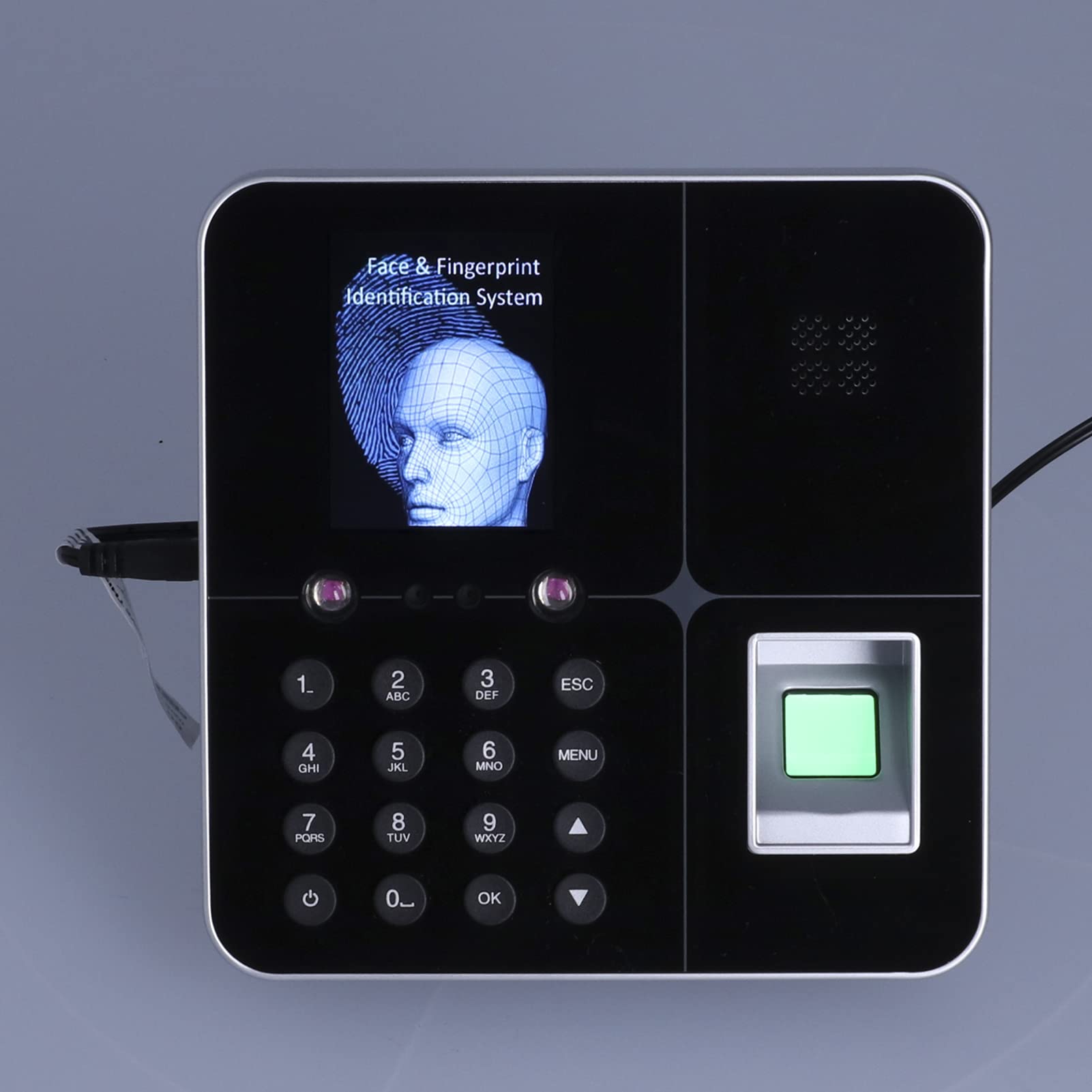 Kolorowy ekran TFT LCD 2,8 cala, rejestracja czasu pracy, rejestrator czasu pracy na podstawie linii papilarnych, hasło, bezpłatne oprogramowanie, zegar rozruchowy z dyskiem U, do biura, fabryki, ho