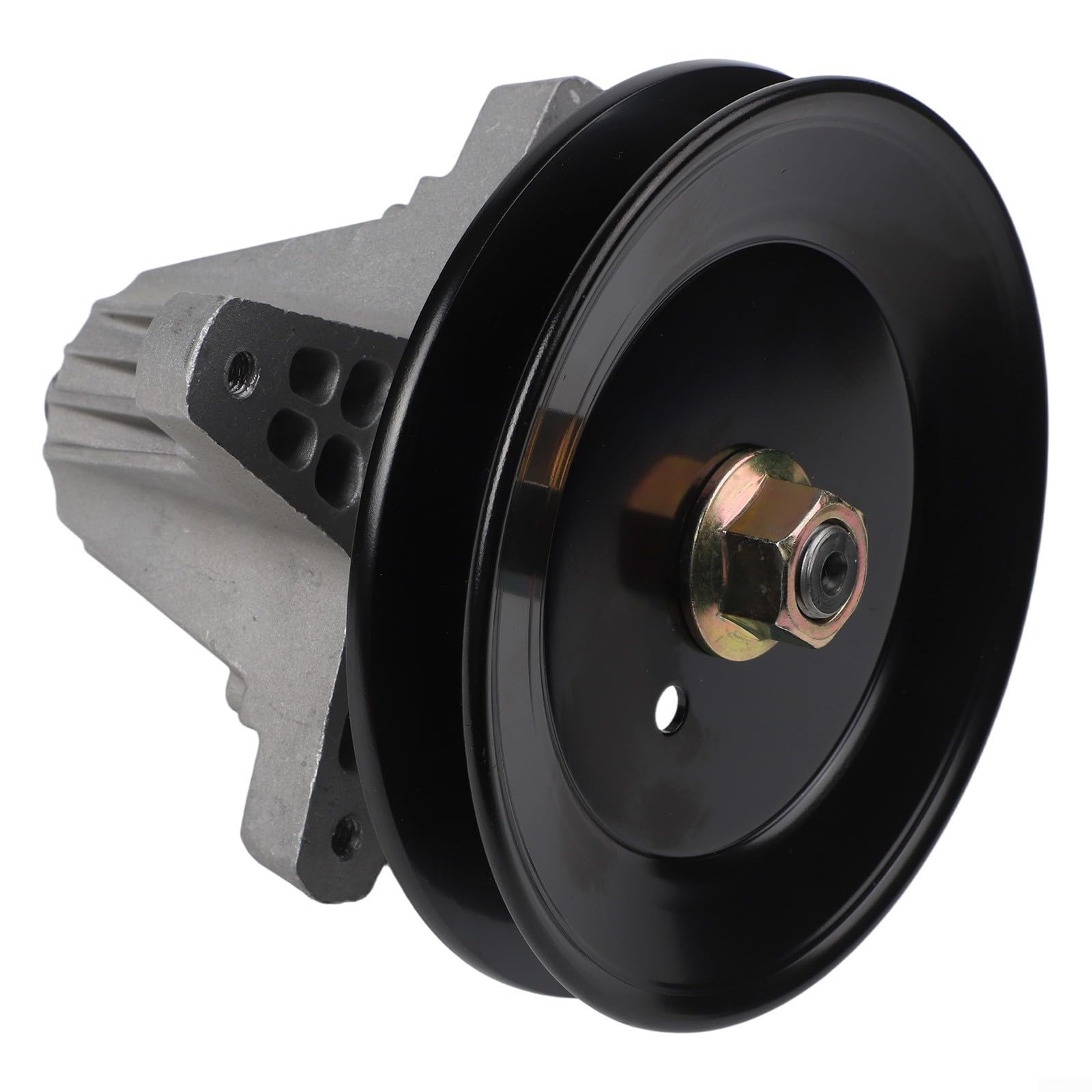 Conjunto de husillo para cortacésped con polea para cubierta de 42 pulgadas, compatible con 918-04822A 618-04822A 618-04950, pieza de repuesto para tractor de césped con perno roscado