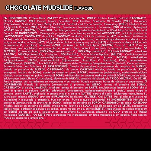 BSN Syntha 6 Ultra-Premium Protein Powder for Muscle Gain and Recovery, Chocolate Mudslide, 2.26 kg, 48 Servings