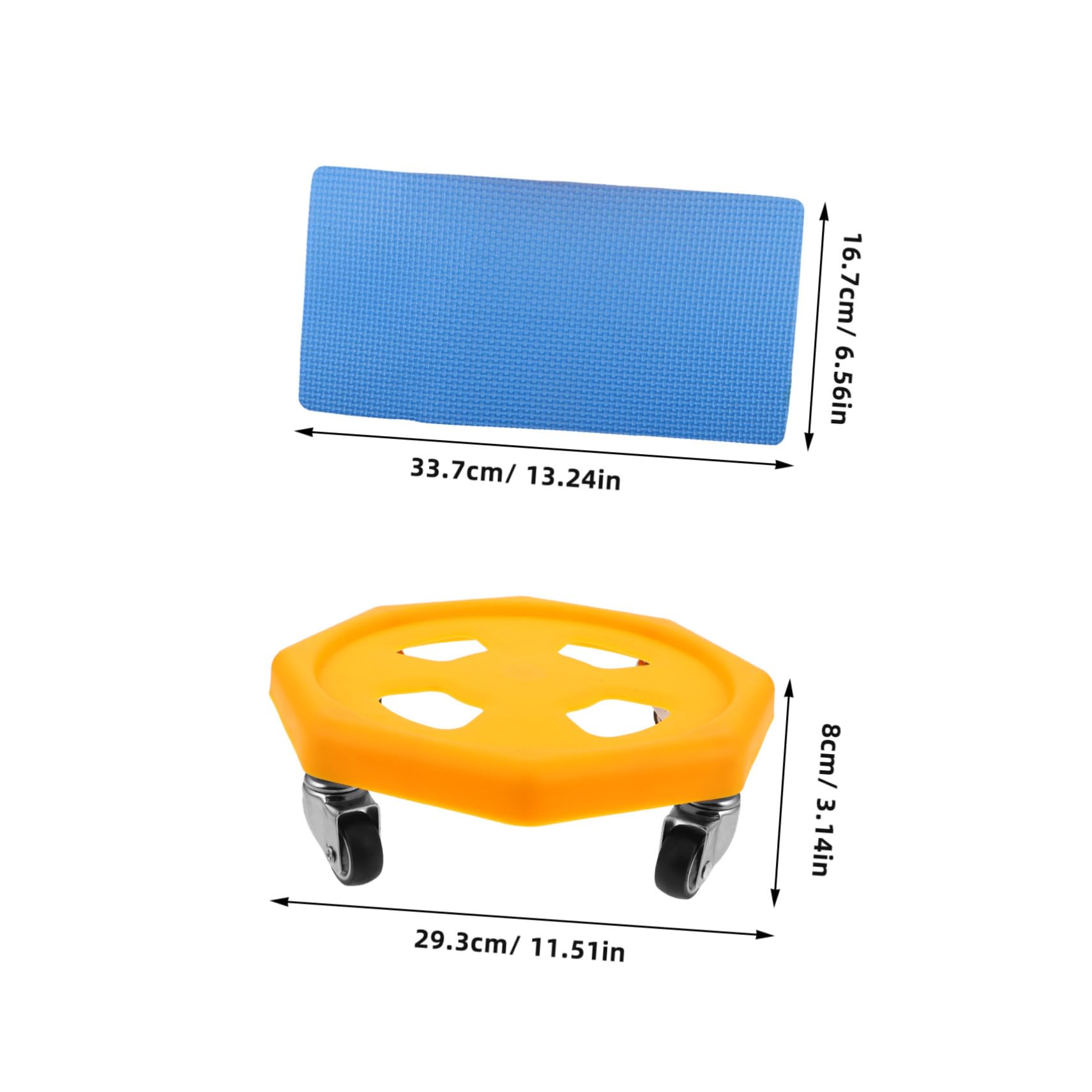 Kisangel Discos Deslizantes Silenciosos para Entrenamiento Abdominal Entrenador de Músculos con Rebote Equipo Portátil para Ejercicios Casa Fortalecimiento de Abdomen y Núcleo