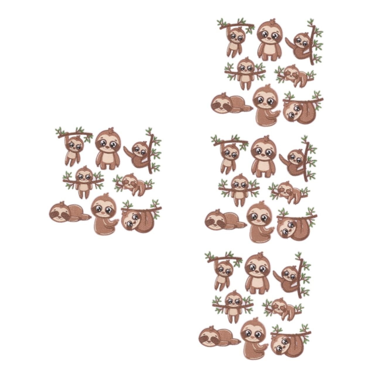 Housoutil 4 Set Toppe Applicabili Ferro Con Design Patches Per Riparazione Abbigliamento E Decorazione Per Progetti Artigianali 8 Pezzi*4