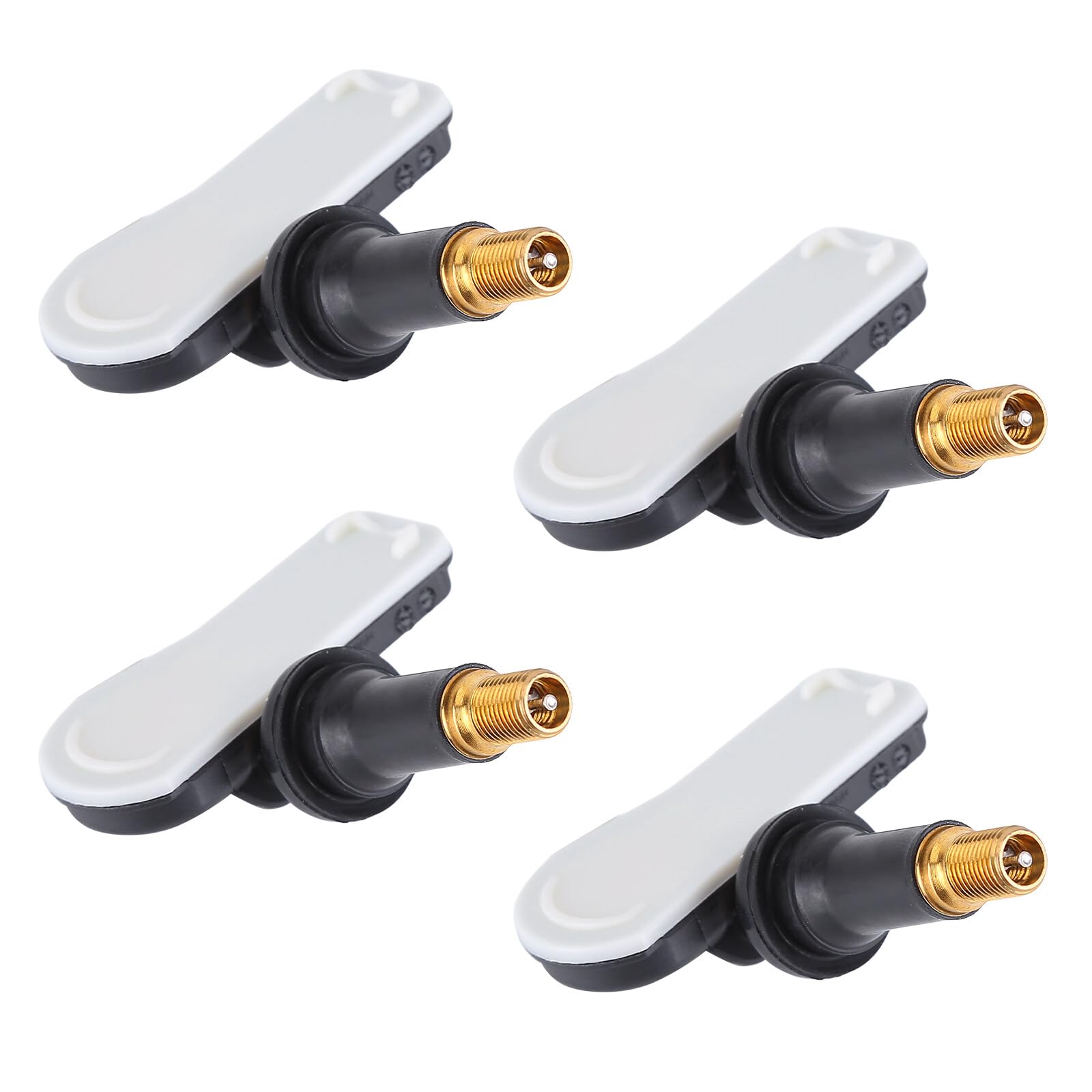 Sensor de presión de neumáticos de 4 piezas 433 MHZ, sensor de sistema de monitoreo de presión de neumáticos TPMS 9811536380 compatible con Peugeot 207 208 308 508 Partner 07-23