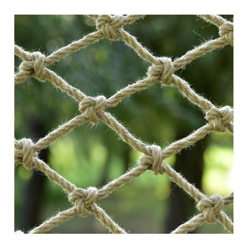 Filet d'escalade en chanvre 12mm de sécurité pour enfants et balcon extérieur