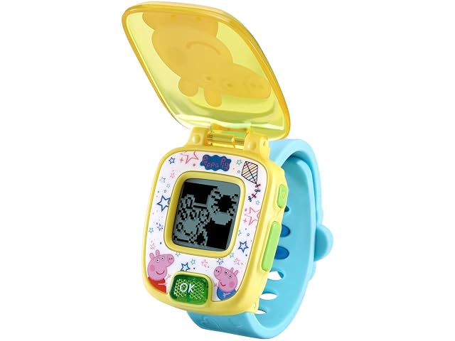 VTech- Peppa Pig Juguete Reloj, Color Azul, único (3480-526067)
