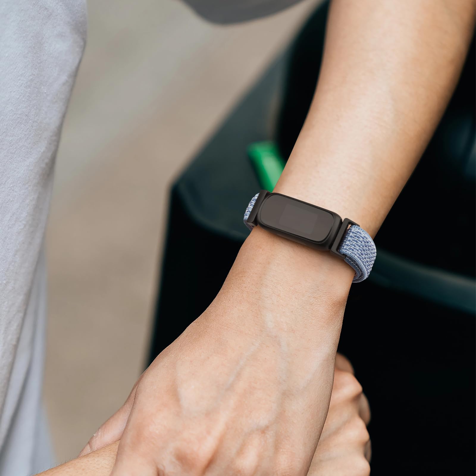 YLK 3 pezzi cinturino per Fitbit Inspire 3 cinturino per uomo donna cinturino in nylon morbido cinturino di ricambio sportivo regolabile per Fitbit Inspire 3 cinturino