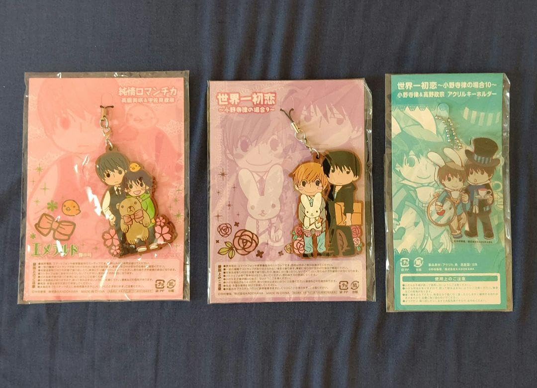 純情ロマンチカ グラフアート 缶バッジ アクリルキーホルダー