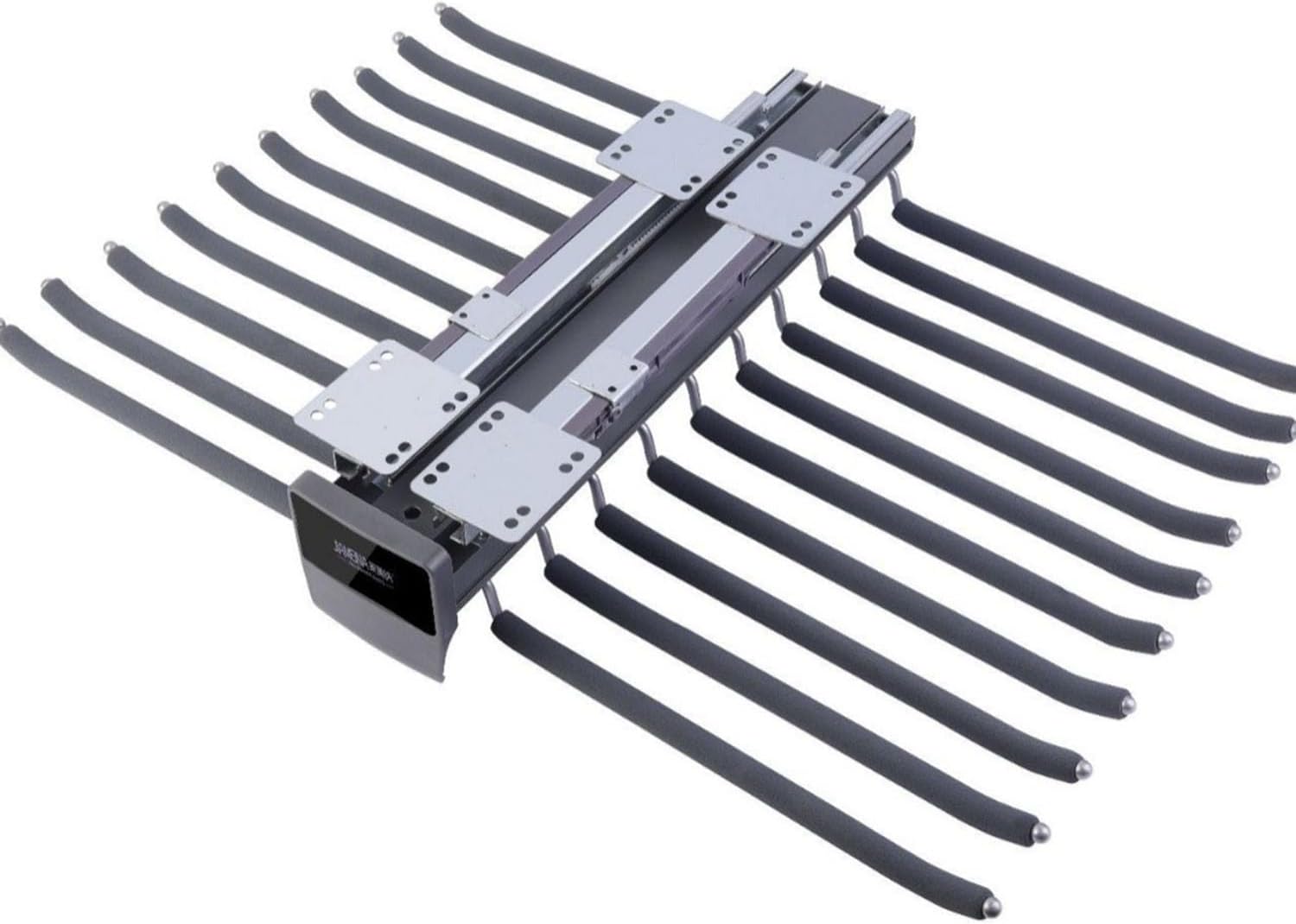 Amazon.com: Pull Out Pants Rack16 Arms Steel Slid Pant Rack Pull Out ...