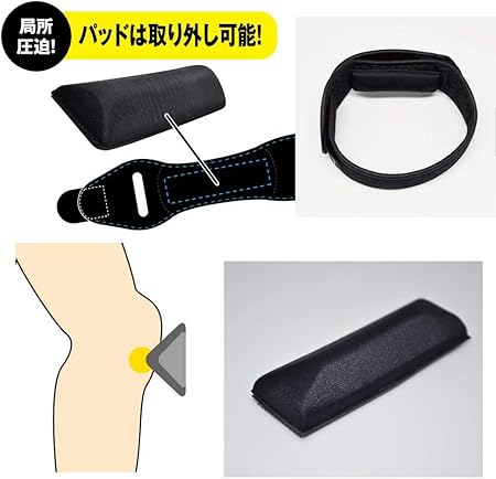 楽天市場 Bonbone 膝サポーター スポーツ オスグッド バンド ブラック フリー Ogバンド 4518227040922 日本の医療用品メーカー製 サポーター ひざ ヒザ 足 サッカー バスケ バレー おすすめ 圧迫 スポーツ にじいろマート