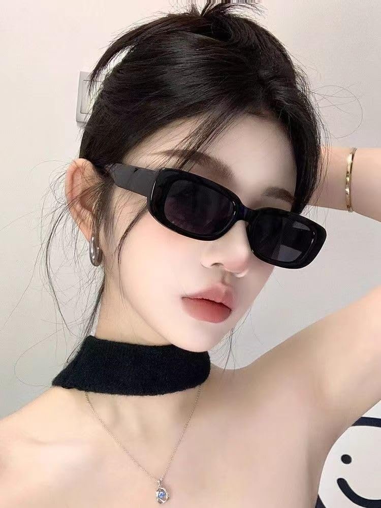 14-Pack Small Square Sunglasses for Women, UV400 Retro Shades - Trendy Bulk Wedding Party Favors Beach Daily - Image 4