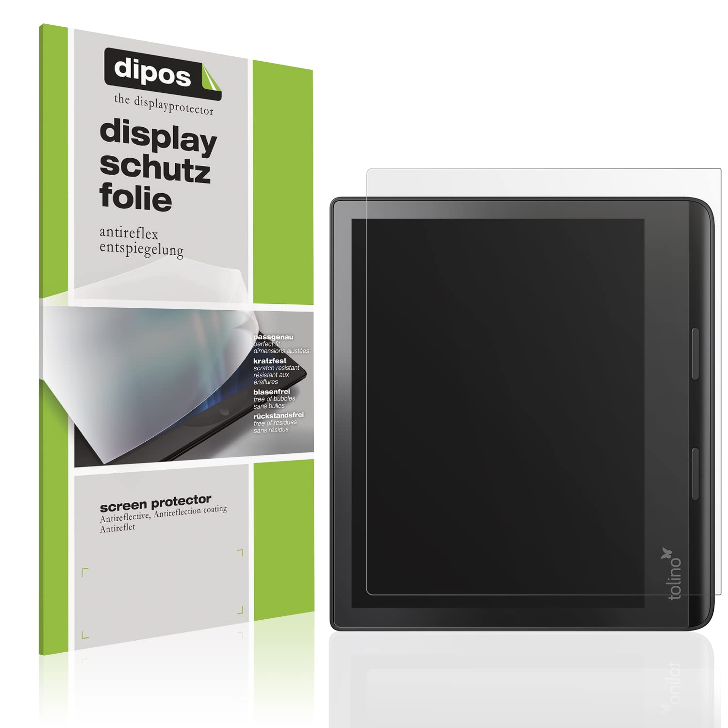 Dipos 2X Matte Displayschutzfolie Für Sony Xperia S - Antireflex, Kratzfest, Made In Germany