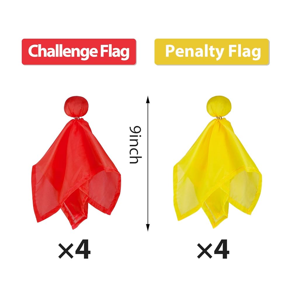 Amazon.com : Gejoy 8 Pieces Football Penalty Flags Football Challenge Flags Referee Flag Referee Gear for Party Accessory : Sports & Outdoors amazon-com-gejoy-8-pieces-football-penalty-flags-football-challenge-flags-referee-flag-referee-gear-for-party-accessory-sports-outdoors