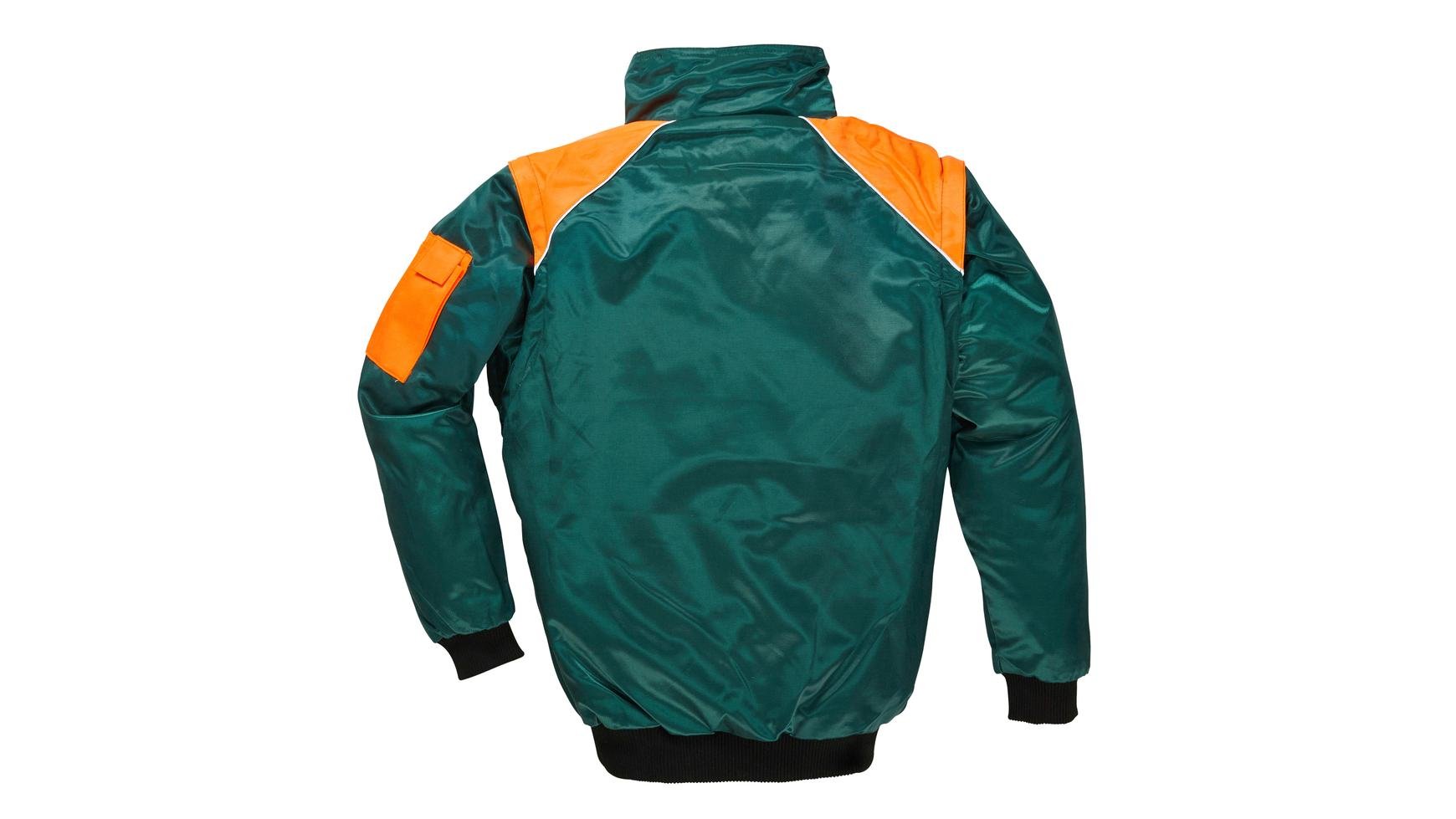 Pilotenjacke S, grün, orange