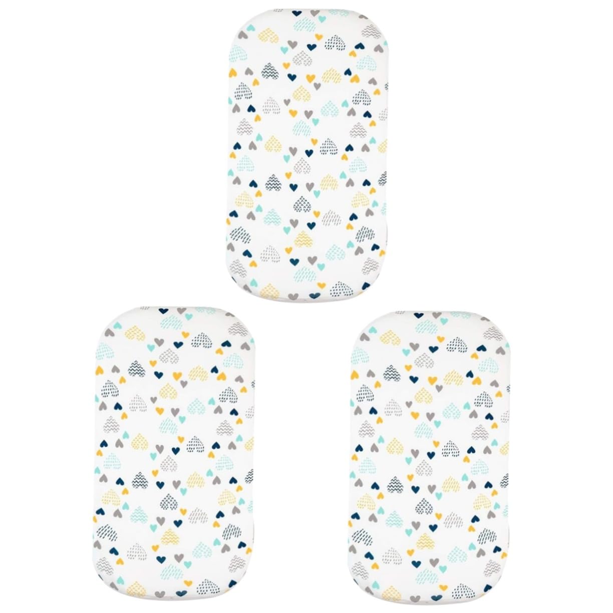Toyvian 3piezas Protector De Cambiador Elástico para Bebés Funda De Diseño Lavable y Fácil De Poner para Cambiadores y Superficies De Cambio