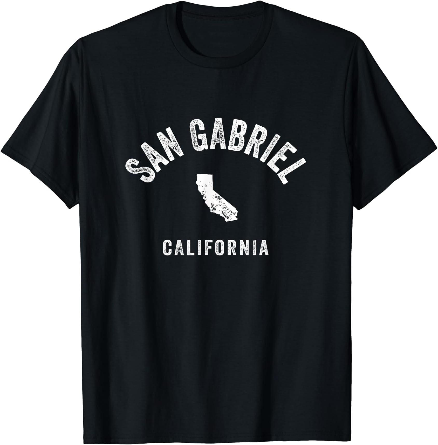 San Gabriel California CA Vintage 70s Athletic Sports Design T-Shirt