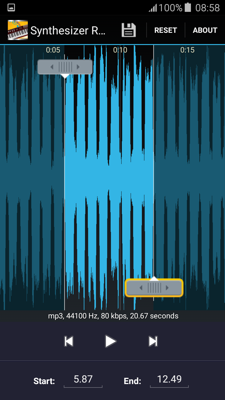 Synthesizer Ringtones App on Amazon Appstore
