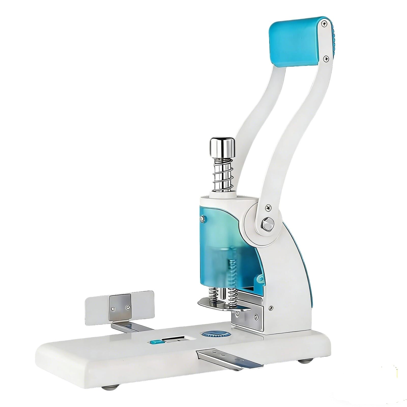Robuster Einzellocher, Finanzbindemaschine, 300 Blatt Kapazität, Finanzbindemaschine, 8–32 mm einstellbare Papiereinzugstiefe, 6 mm Bohrdurchmesser, for Büro, Zuhause, Schule