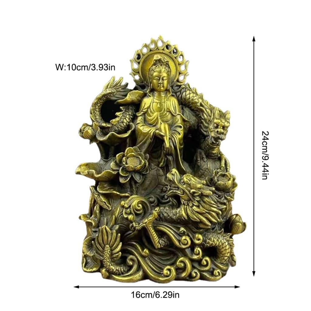 Figurka Buddy do wnętrz Kult Domowy Figurka Buddy Bodhisattwa Dekoracja Domu Statua Zen Dekoracja Medytująca Statua Buddy Rzeźba