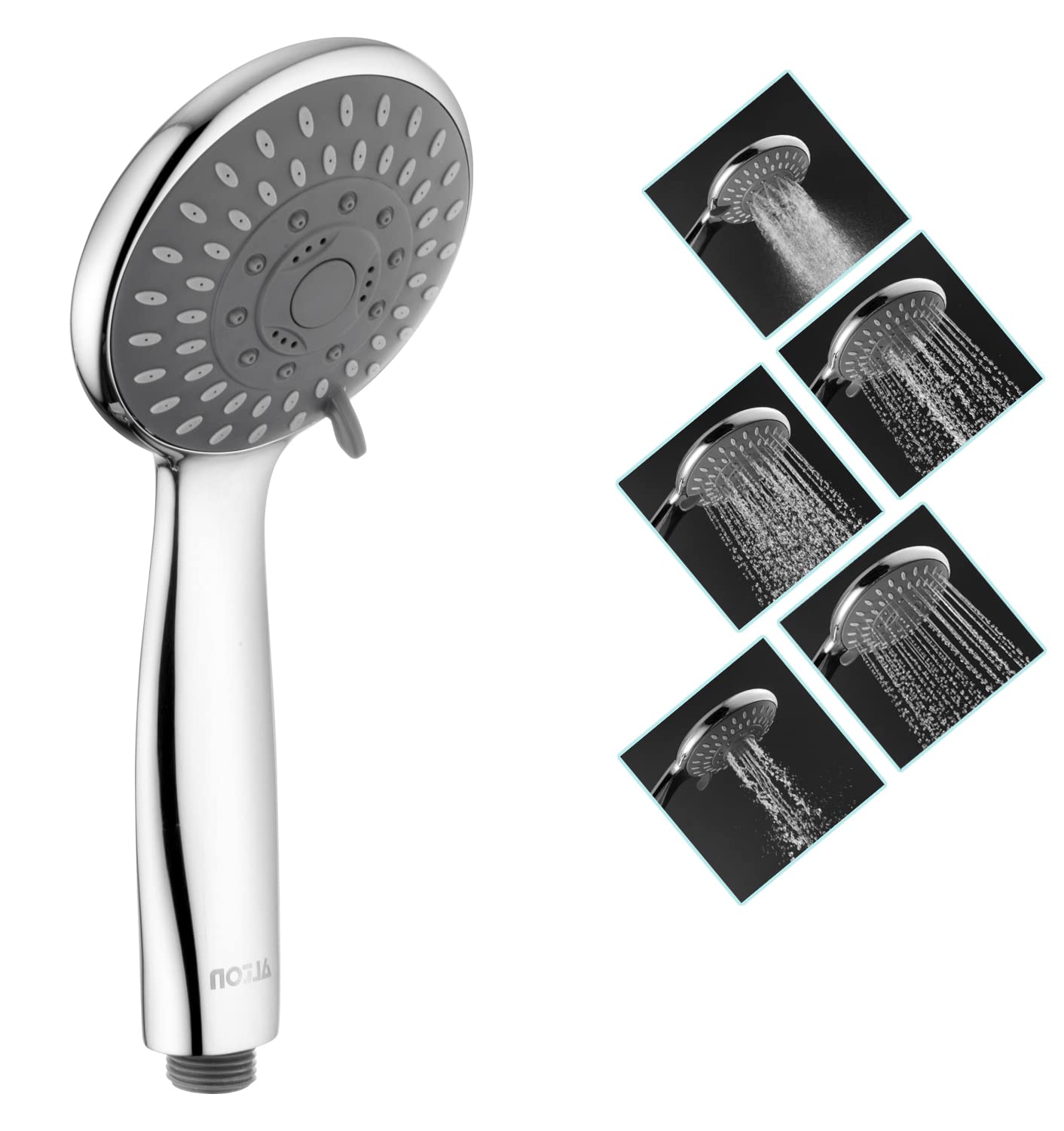 ALTON SHR20730 ABS, 4-INCH, 5-Function Hand Shower Only, Chrome Finish (B0B14WR75L) Amazon Price History, Amazon Price Tracker