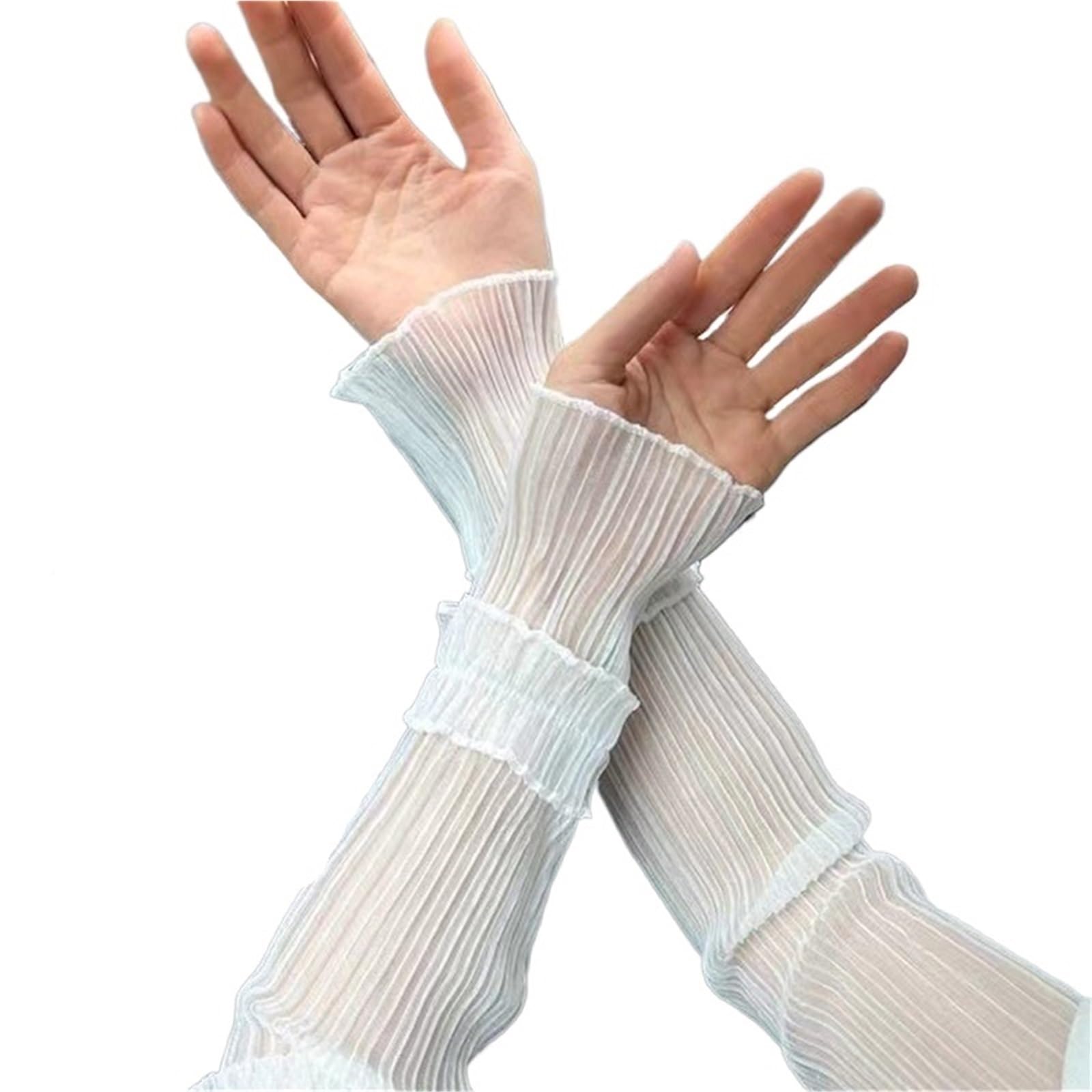 Guantes largos sin dedos verano for mujer para proteger tus brazos en la terraza 7