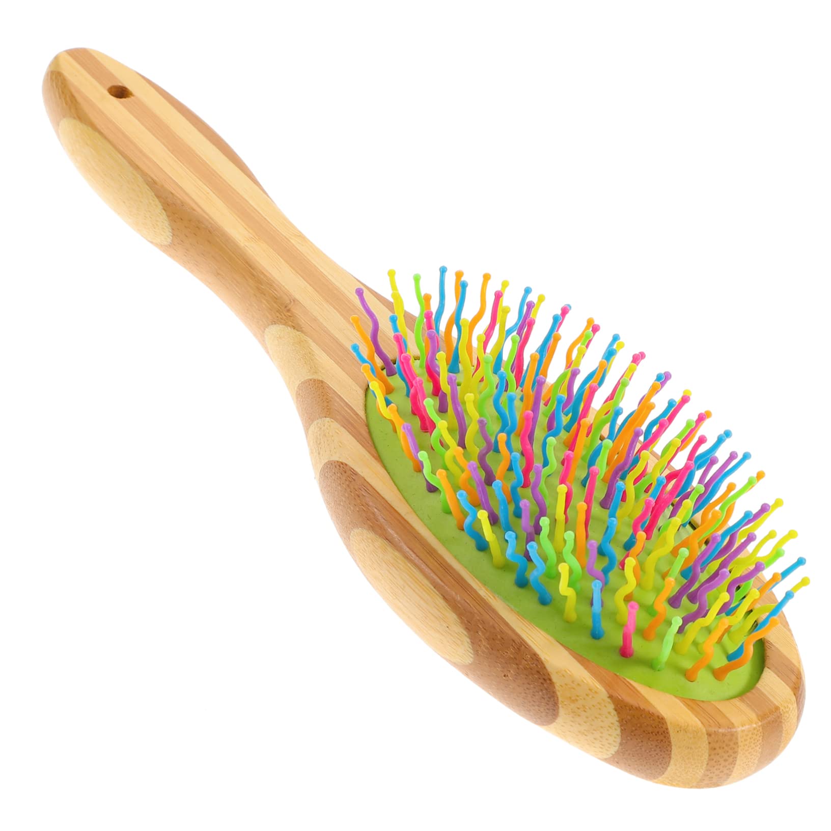Abaodam Rainbow Pet Comb Bending Wave Pins for Dogs Dematting Brush Poodle Grooming Tool Easy Hair Removal Fashion Design