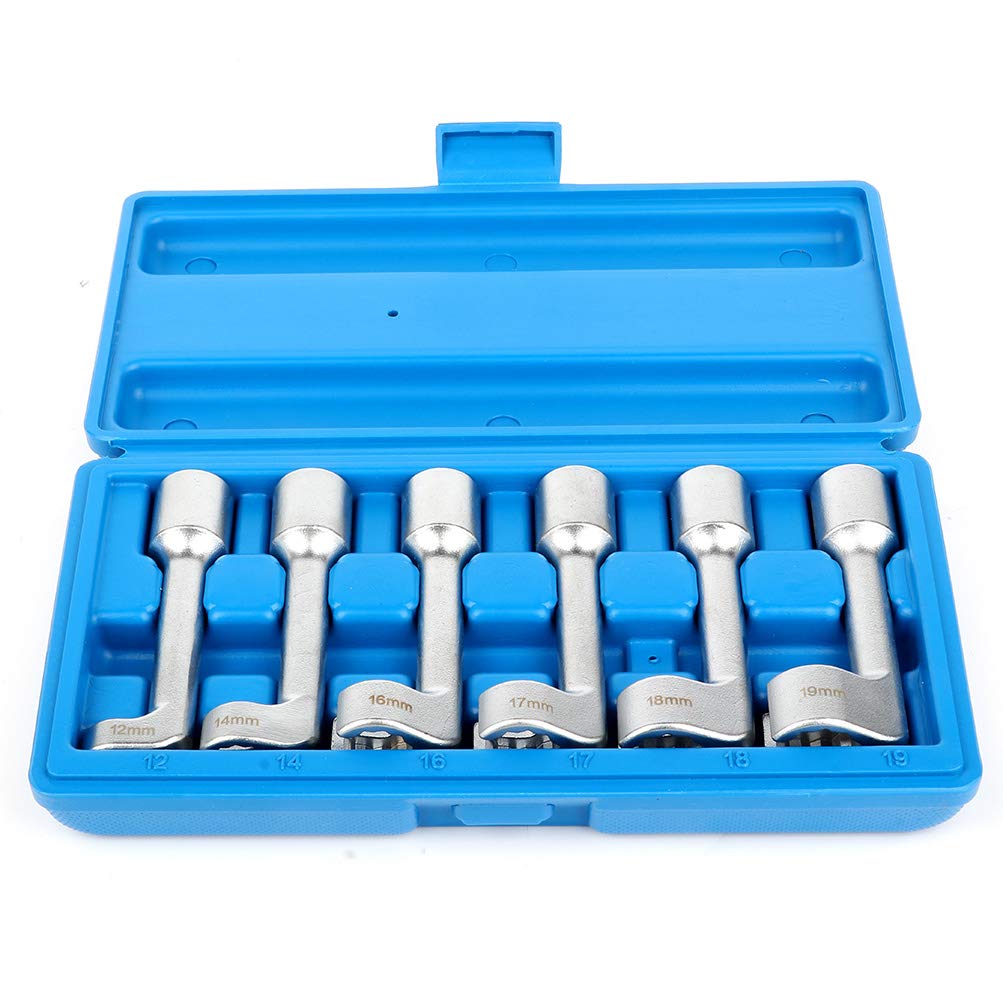ECCPP New Diesel Injector Line Socket Wrench Set Fuel Line Dismantling Remover Removal Tool Repair Tool Replace for Most Diesel Engines