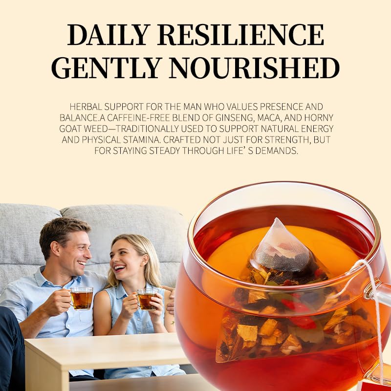 Ginseng Five Treasures Tea – Premium Traditional Chinese Herbal Infusion, Natural Tea Bags with Ginseng & Goji, 8g × 10 Packs - Image 6