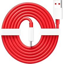 One Plus compatible 80W Charging Cable USB to Type C Warp Charger SuperVooc/Dash Fast Charge Cable for 11,11R,10 Pro,10R,10T,9RT,9R,8R,8T Charge Cable for 6/6T/7/7T,Nord,Ce2 Lite 5G,Ce 3 5G,Ce3