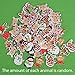 100 Botones Navidad Madera Colores Mezclados para Manualidades Costura Scrapbooking Artesania DIY...