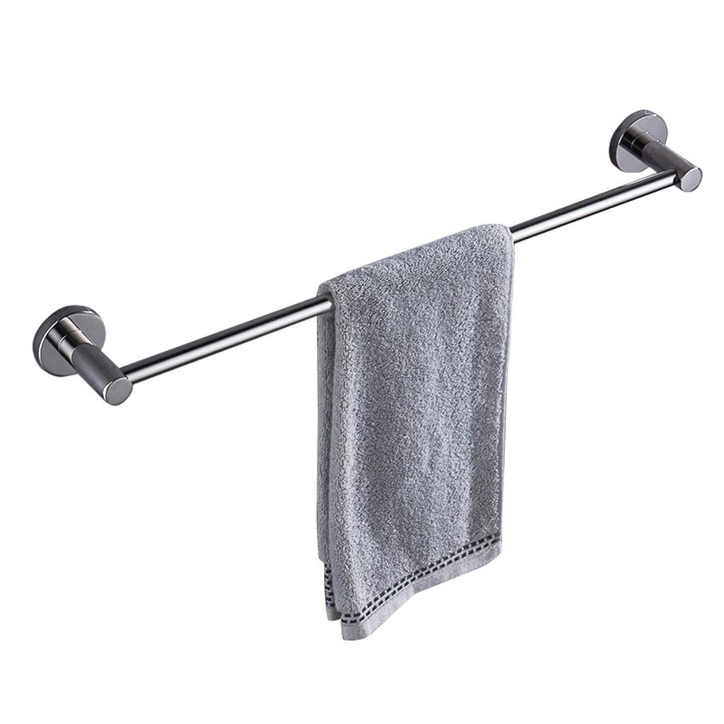 Barra de Toallas de acero Inoxidable Moderno, 30 cm-120 cm, riel de Toalla de baño de Montaje en Pared, para Hardware y Cocina de baño, Acabado Plateado Pulido (Size : 120cm)