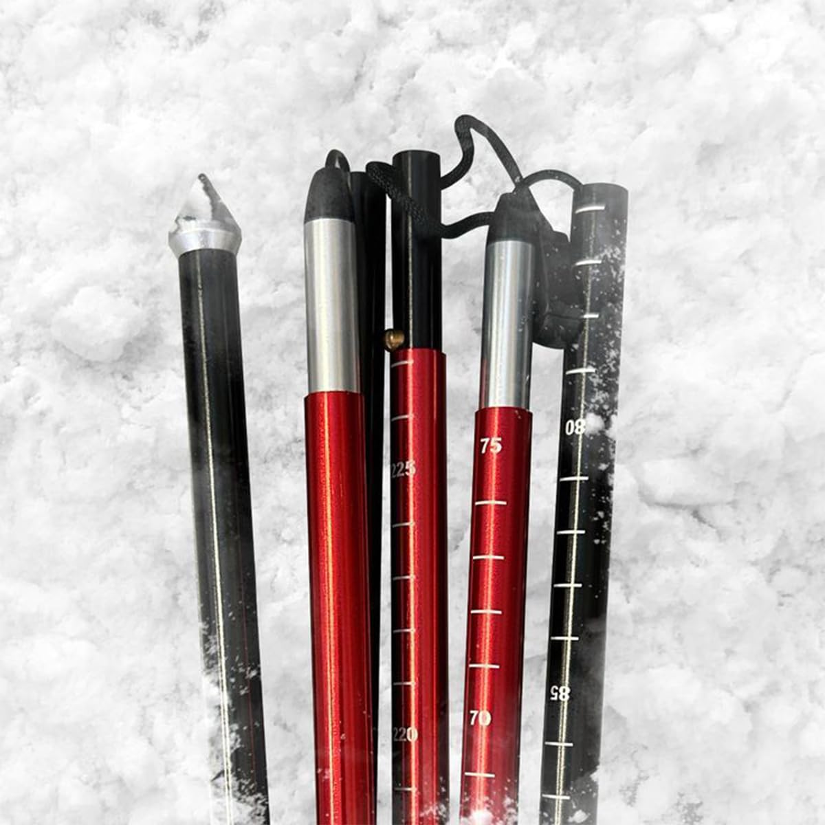 Avalanche Rescue Bundle BCA Tracker S Avalanche Beacon, sonde d'avalanche 260 cm, pelle de sauvetage avec scie