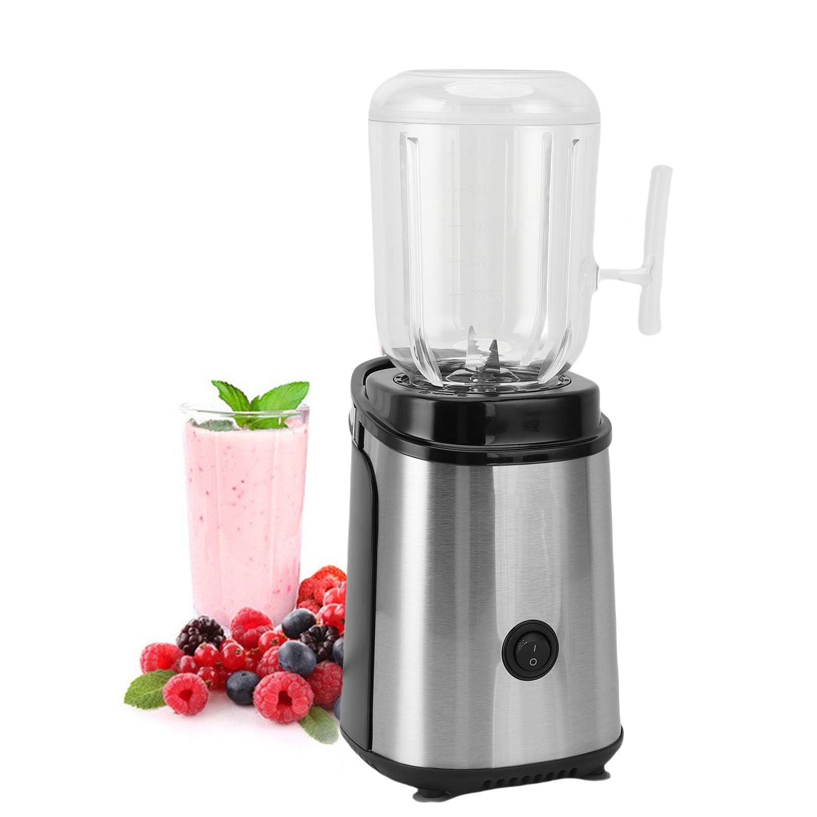 Generic Licuadora de Alimentos 4 en 1 Picadora de Verduras Eléctrica de Alta Eficiencia con Sellador Al Vacío para el Hogar y la Cocina Material ABS (Enchufe de la UE)