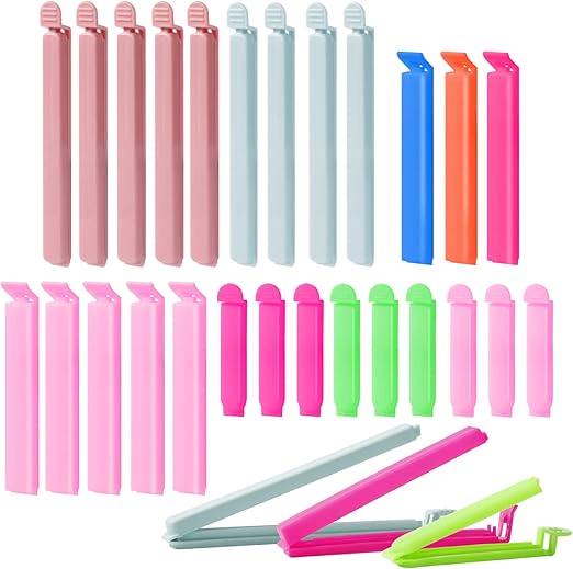 Mollette Chiudi Sacchetti,Qualsen 12 Pezzi Metallo Clip Sigillo Per - Foto 4