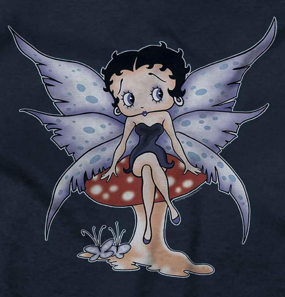 Amazon.com: Betty Boop Cartoon Butterfly Mushroom Tank Top