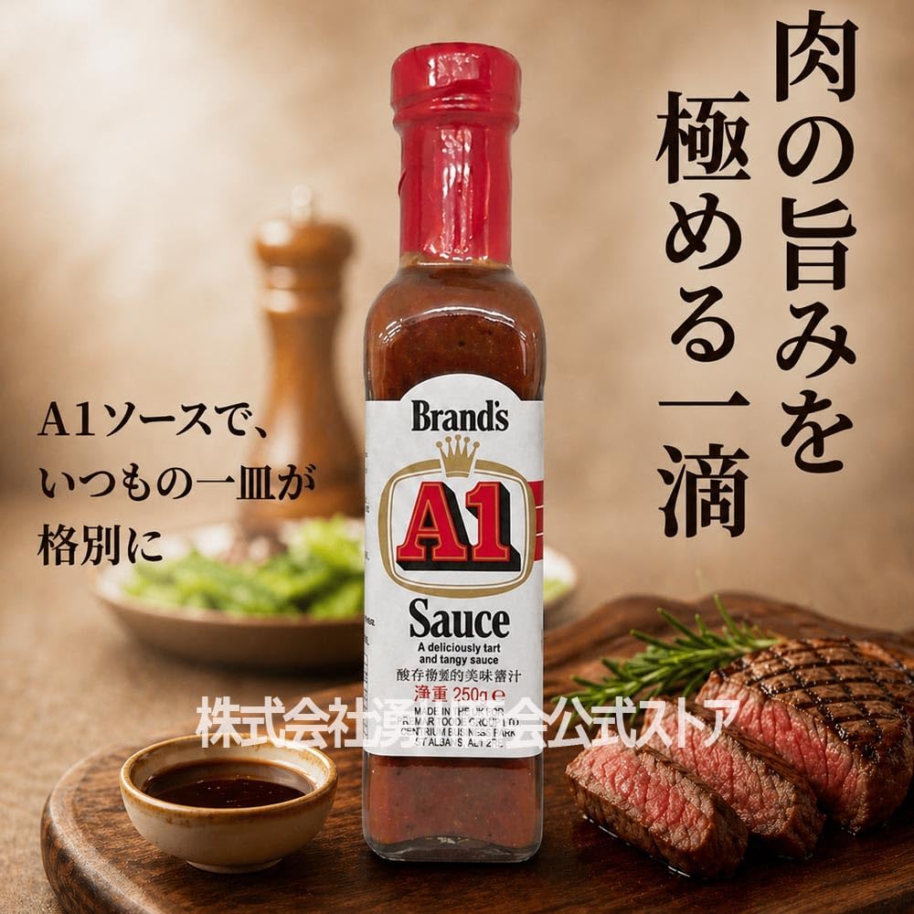 Amazon.co.jp: イギリスBrand社製 A1ソース（エーワンソース） 240g