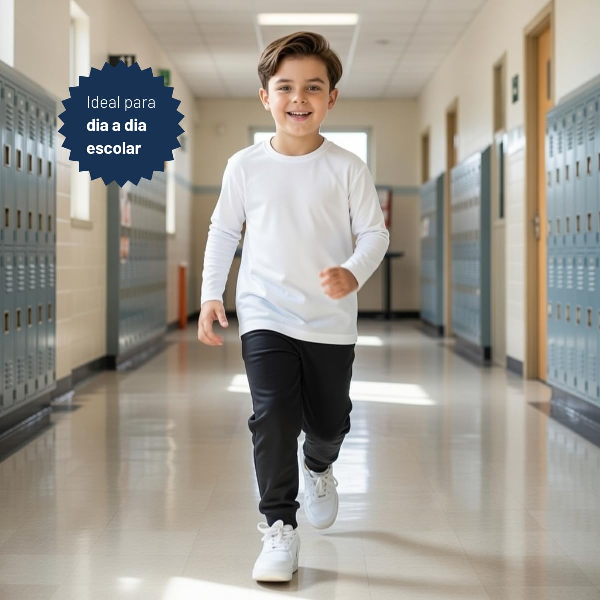 Calça Infantil Menino Tactel Escolar com Punho em promoção! Veja a oferta e mais achadinhos de Meninos 3 Hoje é o melhor dia para comprar Calça Infantil Menino Tactel Escolar com Punho com aquele preço maroto! Promoção! Aproveite a oferta! 3