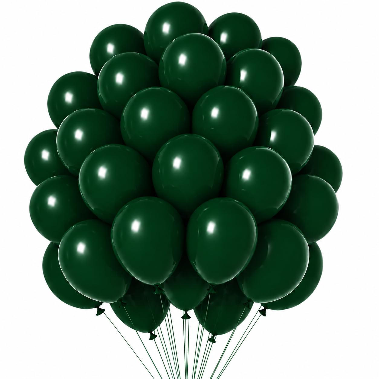 Dark Green latex balloon for Birthday,Wedding,Anniversary,Decoration - Pack of 50-image-28