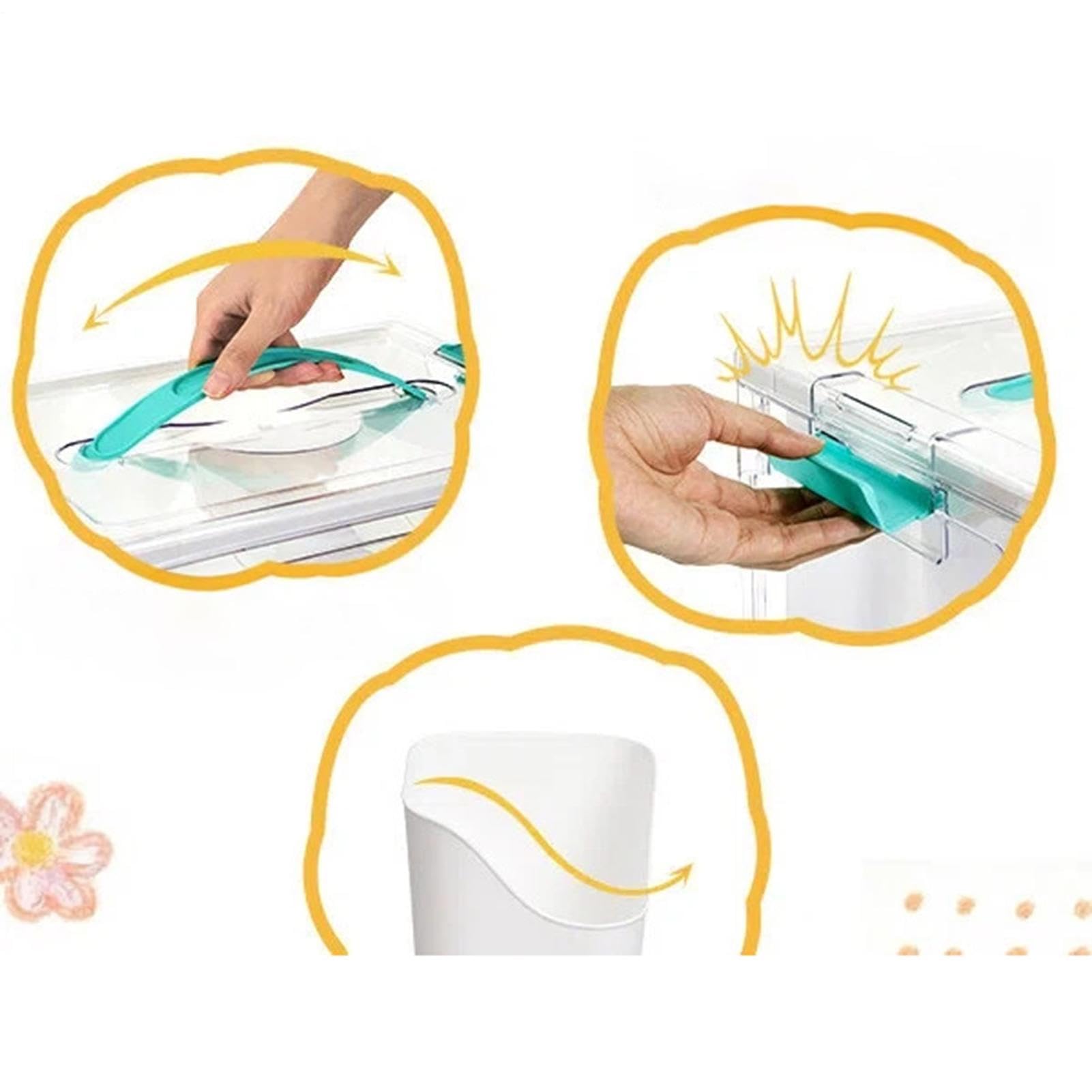 Portaoggetti Per Hobby Creativi Scatola Trasparente Da 22,7 L Con Vassoi | Organizer Per Attività Creative Per Camera Da , Casa, Scuola, Ufficio, Armadio, Cucina E Bagno