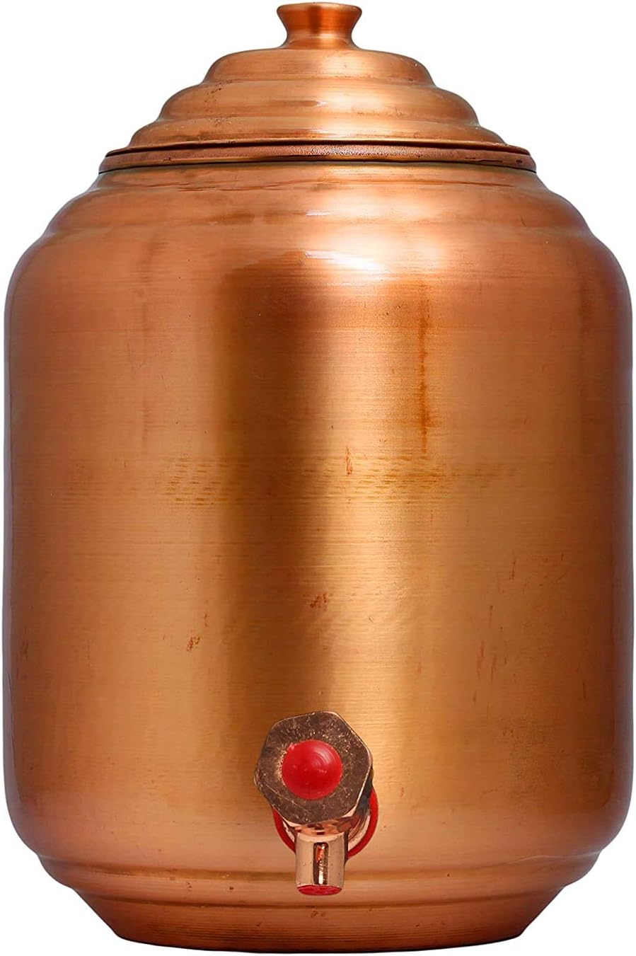 Aevlonยฎ 100% Pure Copper Water Dispenser Pot Matka 12 Liter (Plain) GAN029