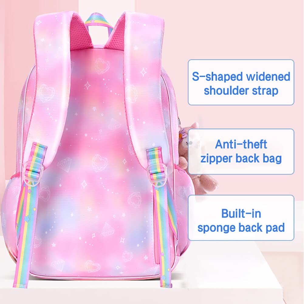 Cymwer Kawaii Zaino for ragazze studentesse, borsa da scuola giapponese Lolita Girl Bag, zaini estetici con spilla Kawaii, borsa in tela giapponese Harajukue for ragazze adolescenti, Verde