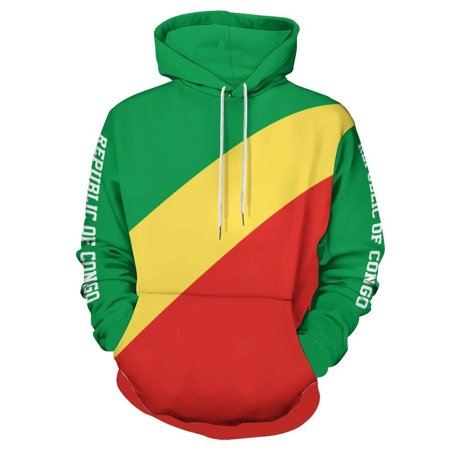 Sweat République du Congo confortable avec grande poche - 7
