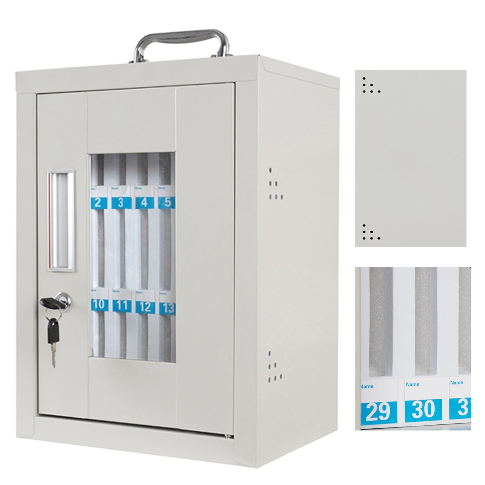 Armoire murale en acier verrouillable pour stopper le vol de 24 téléphones