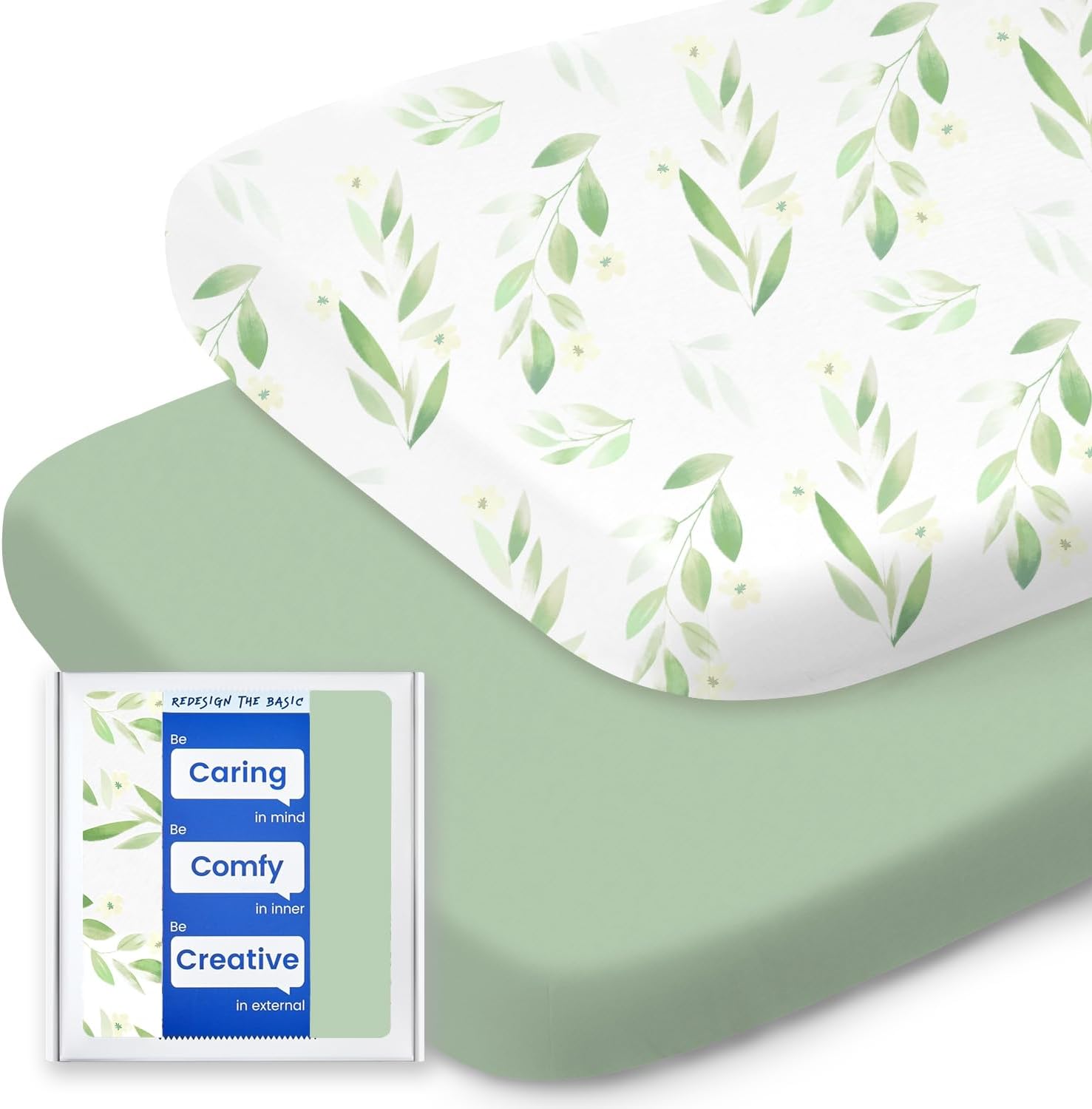 Sheets for Baby Boy Girl, TotBasic Buttery Soft Universal Fitted