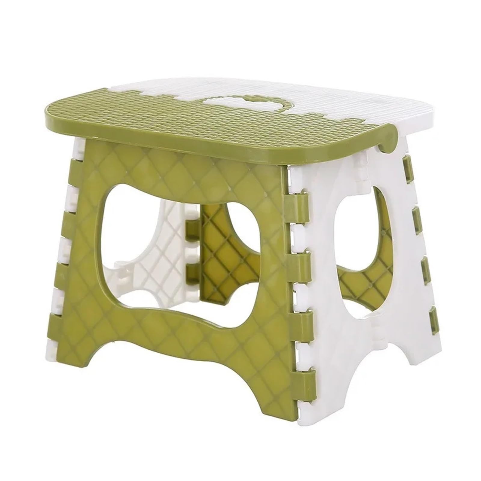 Tabouret pliant plastique épais portable léger siège d'appoint
