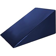 MoonRest Vinyl Foam Wedge Support Pillow, Acid Reflux Therapeutic Foam Back and Legs Medical Quality Anti bactirea Bed Wedge