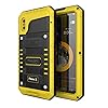 Case for iPhone X Heavy Duty with Screen Full Body Protective Waterproof, Impact Strong, Shockproof Dust Proof Tough Cover for iPhone 10 Metal Military Defender for Outdoor Yellow Case for iPhone X Heavy Duty with Screen Full Body Protective Waterproof, Impact Strong, Shockproof Dust Proof Tough Cover for iPhone 10 Metal Military Defender for Outdoor Yellow