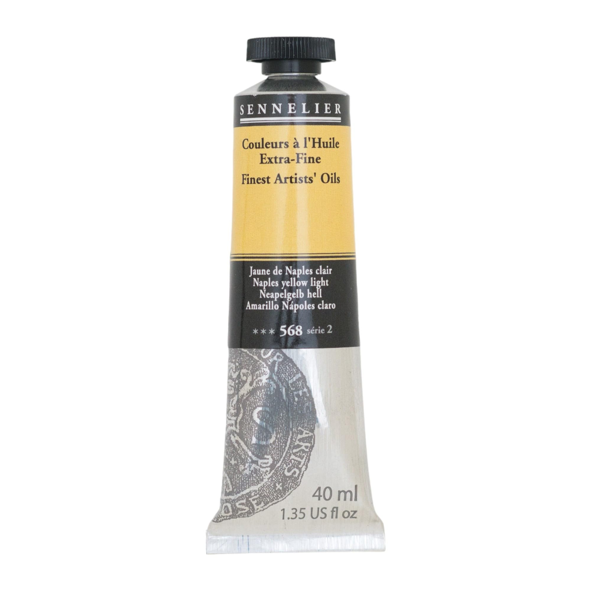 Couleurs à l'huile extra-fine Sennelier Jaune de Naples Clair 40ml